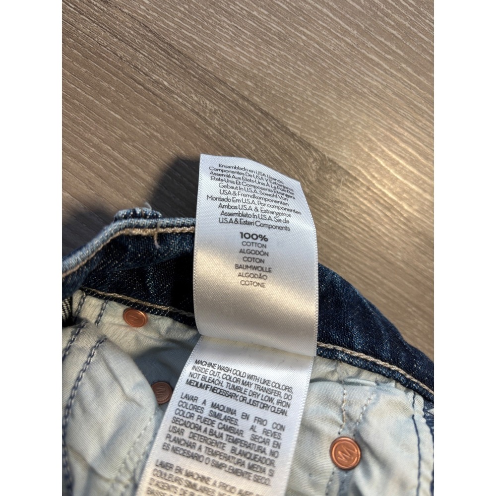 Mother Superior 24 Lil' Half-Pipe Ankle Jeans Wide Barrel Leg Denim Baggy Street - Picture 10 of 14